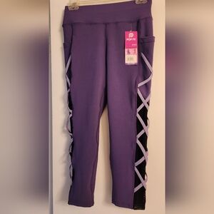 Pop Fit Brand New purple, 1-pocket leggings, M